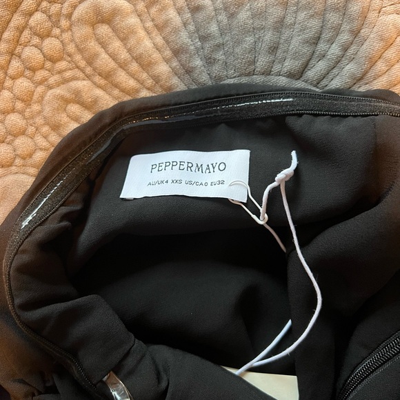 Peppermayo Exclusive - Jodie Mini Dress - Black - Picture 4 of 6